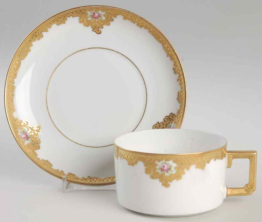 HC1235 Flat Cup & Saucer Set by Heinrich - H&C-1