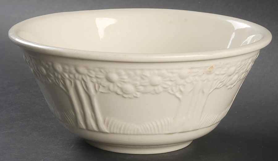 Appletree Ivory 8" Mixing Bowl by Homer Laughlin -1
