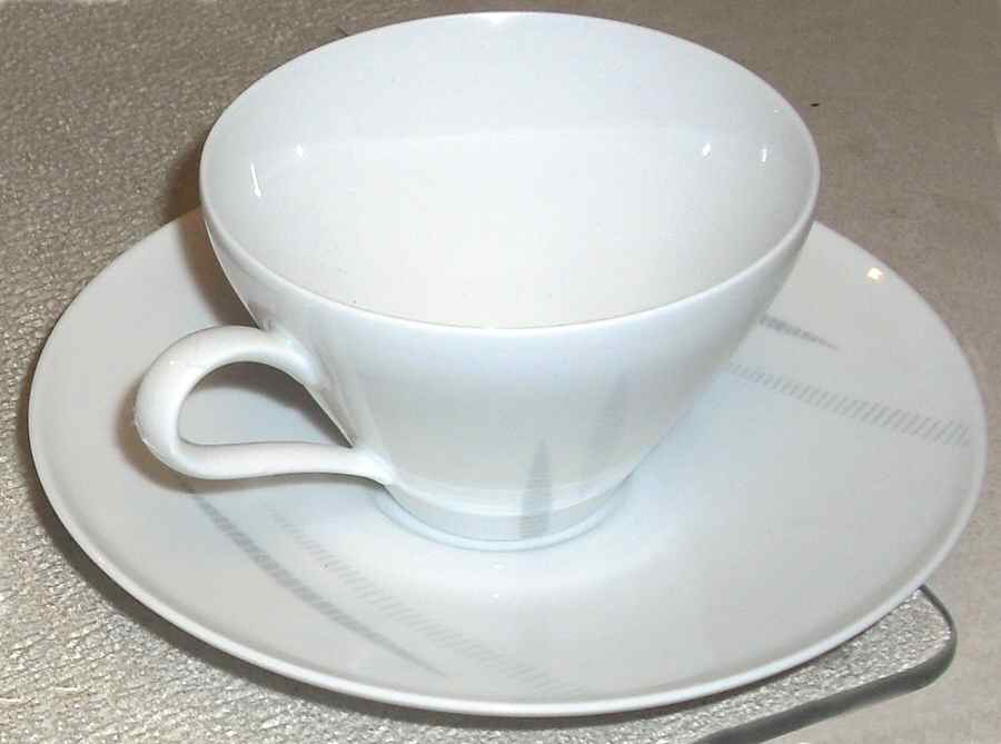 HC1241 Flat Cup & Saucer Set by Heinrich - H&C-1