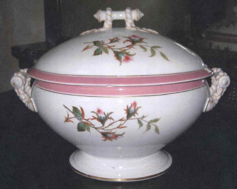 Moss Rose Tureen &  Lid by Haviland-1