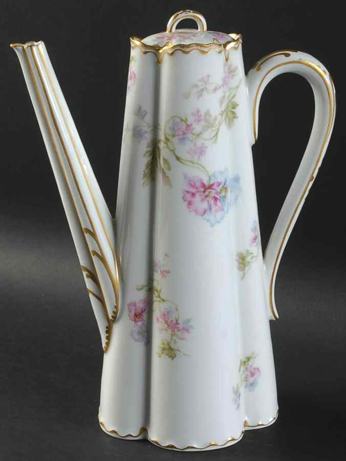 Schleiger 89-2 Small Coffee Pot & Lid by Haviland-1