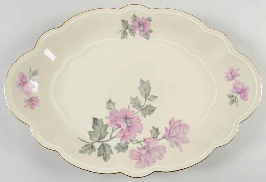 HWC52 14" Oval Serving Platter by HW (Germany, Czech)-1