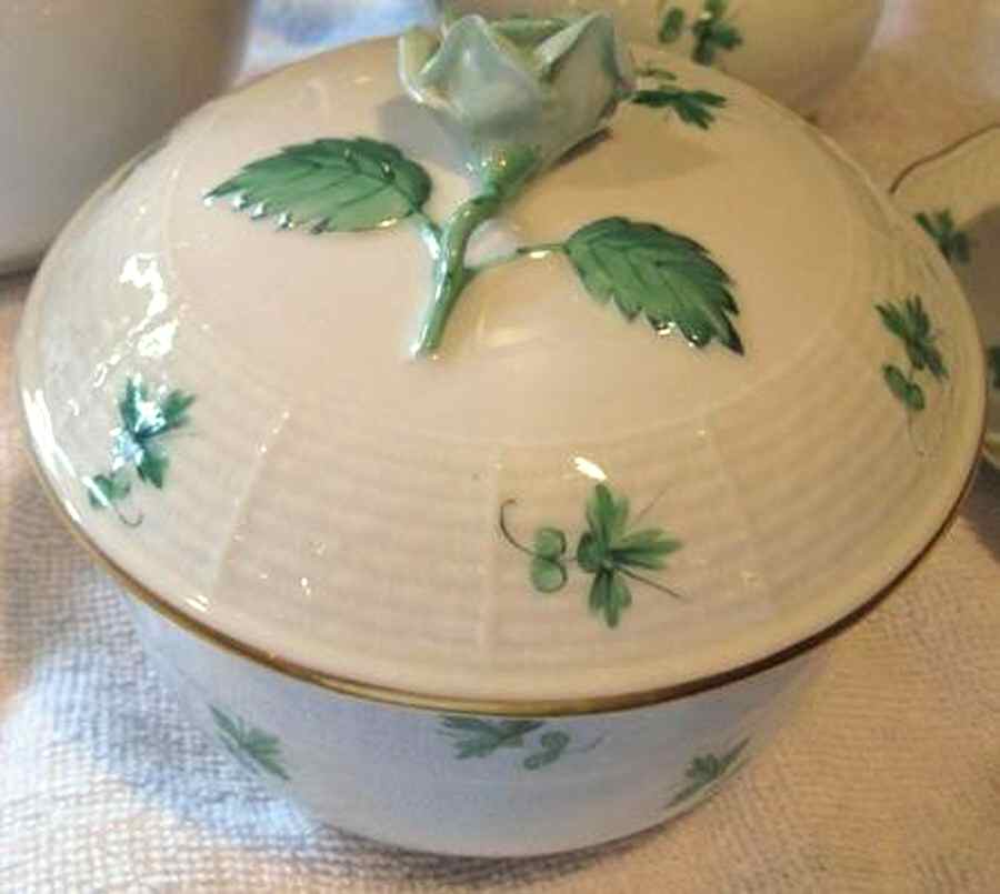 HER79 Sugar Bowl & Lid by Herend-1