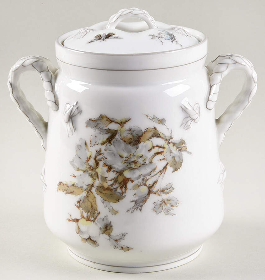 H4254 Sugar Bowl & Lid by Haviland-1