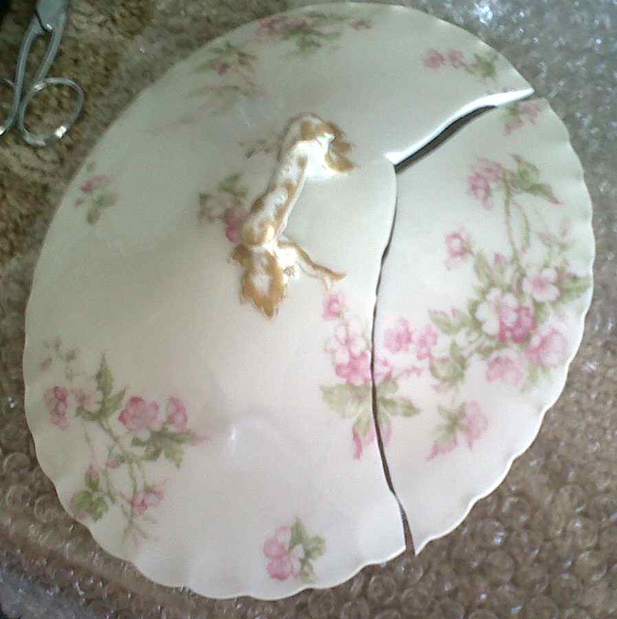 Schleiger 241-4 Lid for Round Vegetable by Haviland-1