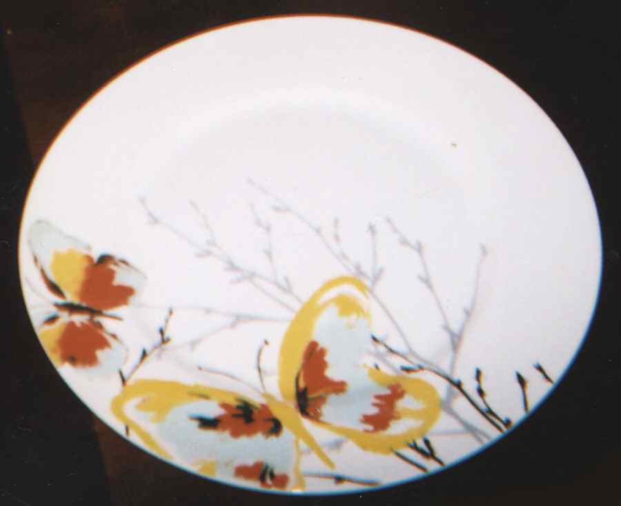 Cayley Butterfly Dinner Plate by Home-1
