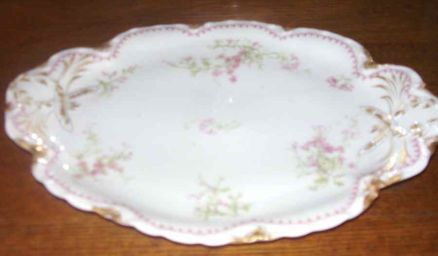 Schleiger 251-6 12" Oval Serving Platter by Haviland-1