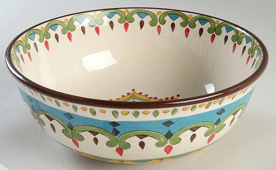 Sofia 10" Round Serving Bowl by Home Accents-1