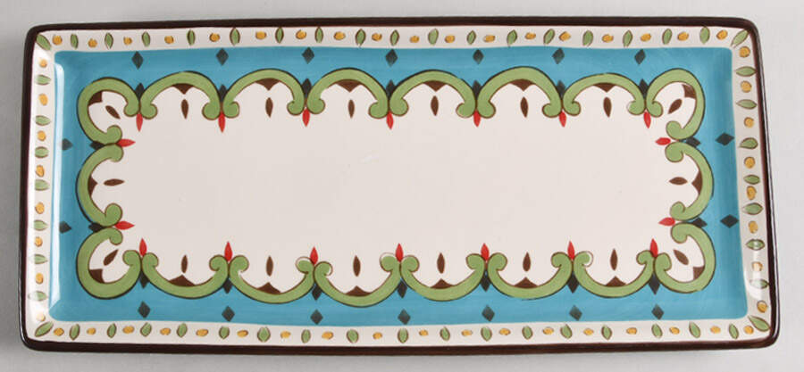 Sofia 14" Rectangular Tray by Home Accents-1