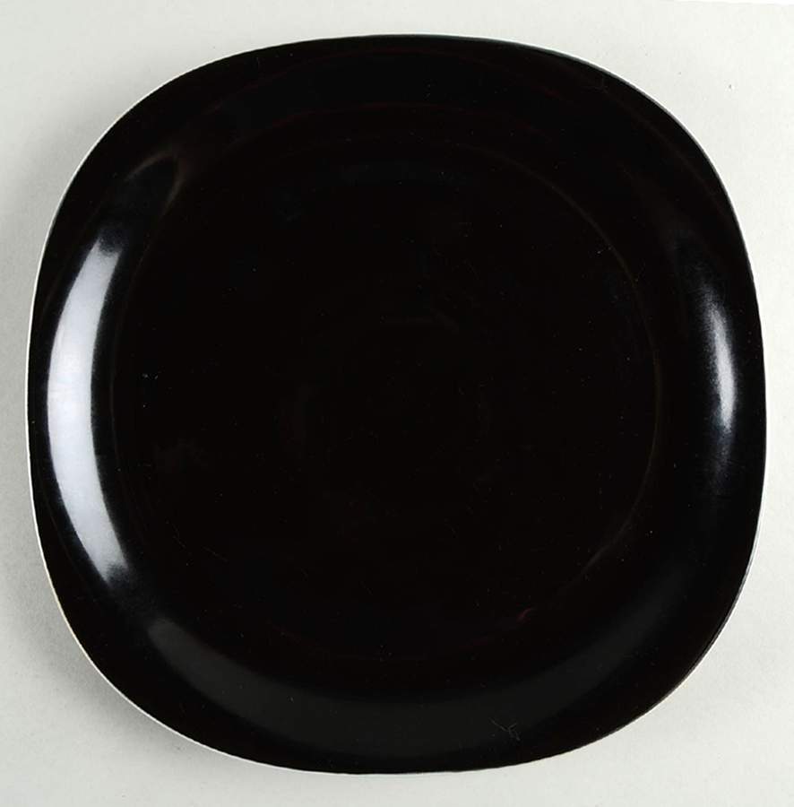 Black Square Dinner Plate by Home-1
