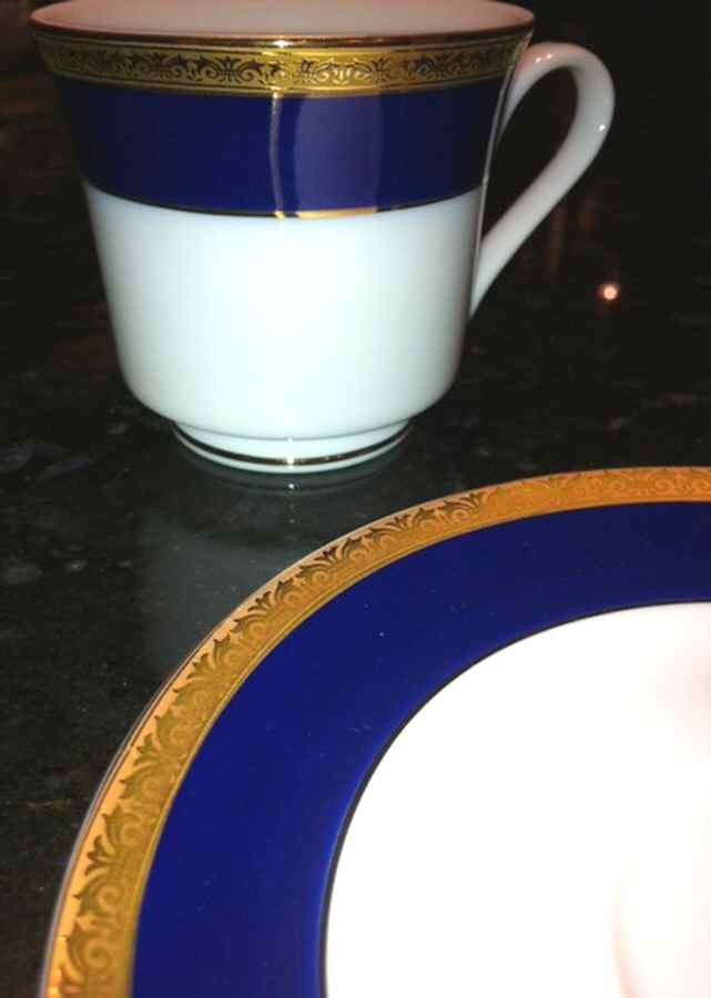 HCH29 Footed Cup & Saucer Set by Horchow-1