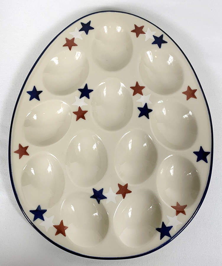 American Star Deviled Egg Plate by Hartstone-1