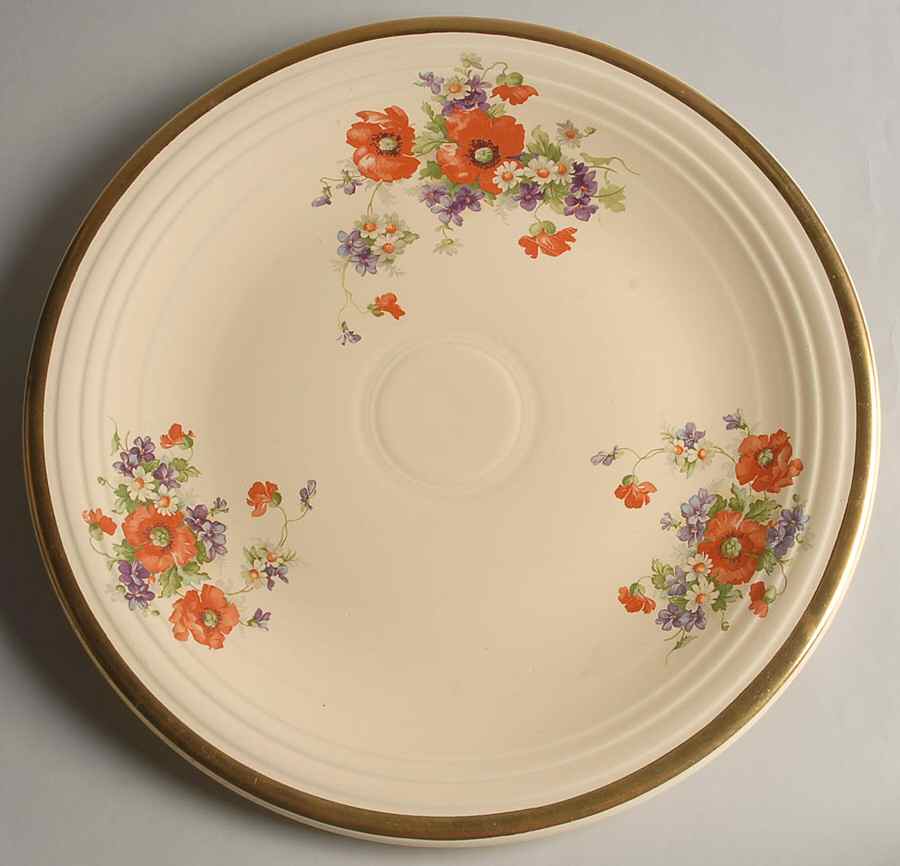 HLC3944 14" Chop Plate (Round Platter) by Homer Laughlin -1