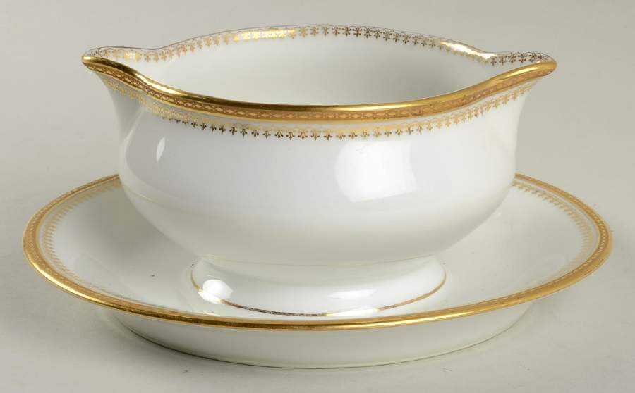H4260 Gravy Boat with Attached Underplate by Haviland-1