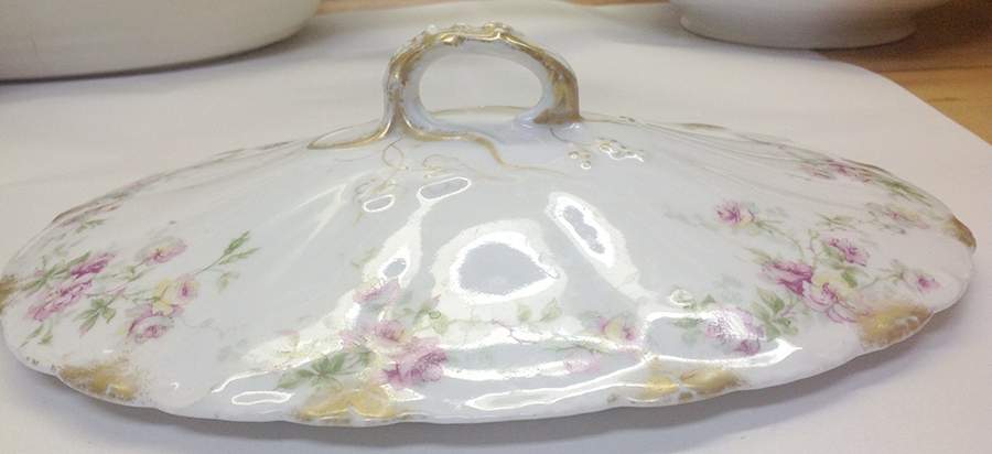 H4347 Lid for Oval Vegetable by Haviland-1