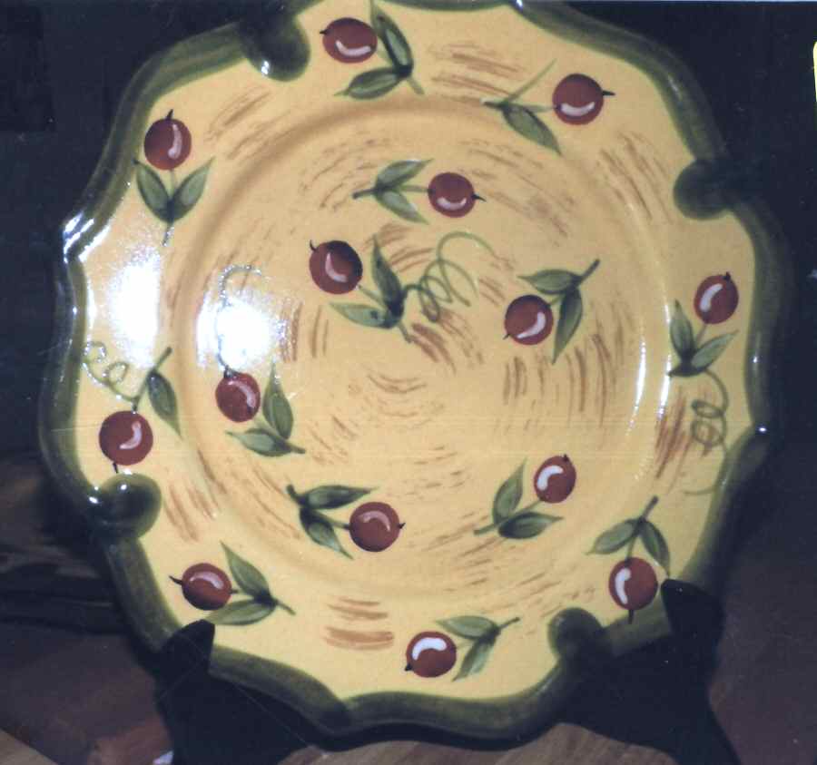 Cherry Service Plate (Charger) by Home Accents-1