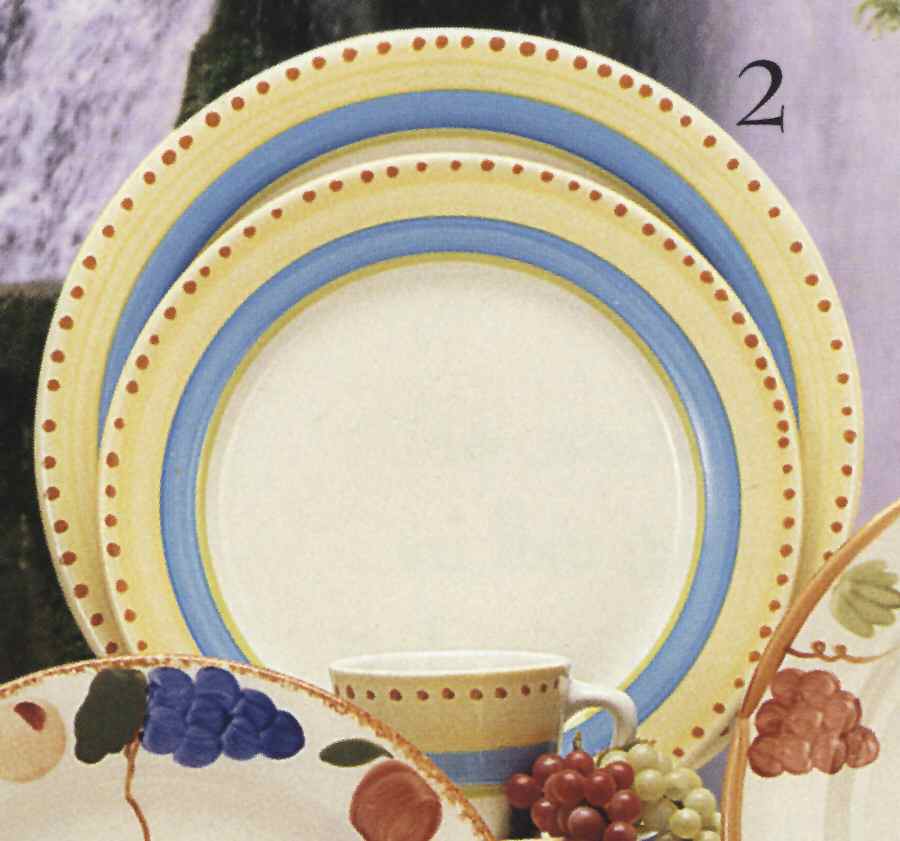 Majorca Dinner Plate by HF Coors-1