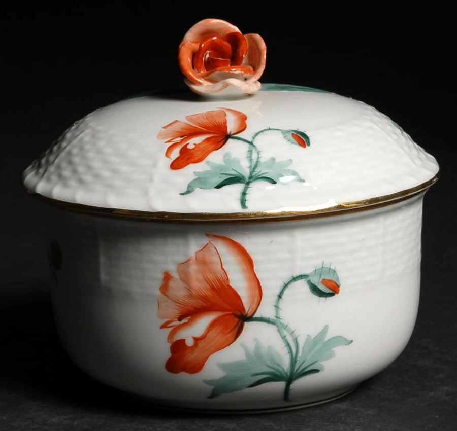 HER80 Sugar Bowl & Lid by Herend-1