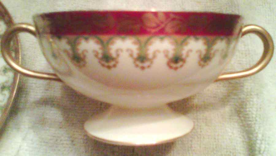 Schleiger 786-1 Footed Cream Soup Bowl by Haviland-1