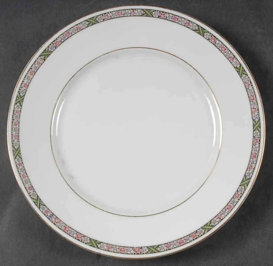 HUT339 (Gold Verge) Salad Plate by Hutschenreuther-1