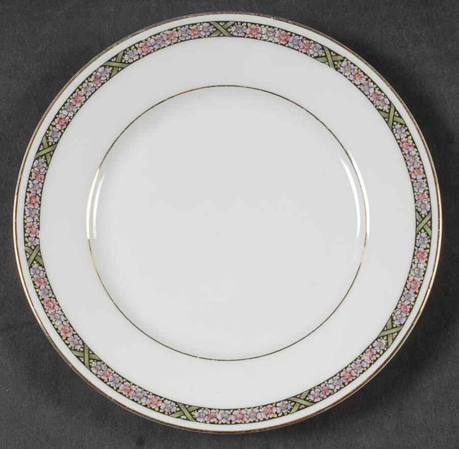 HUT339 (Gold Verge) Bread & Butter Plate by Hutschenreuther-1