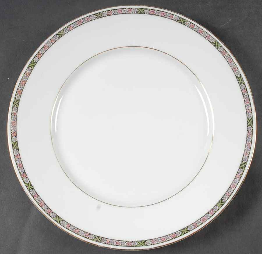 HUT339 (Gold Verge) Dinner Plate by Hutschenreuther-1