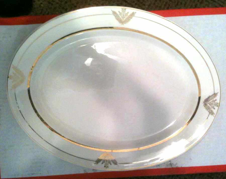 HLC3958 12" Oval Serving Platter by Homer Laughlin -1