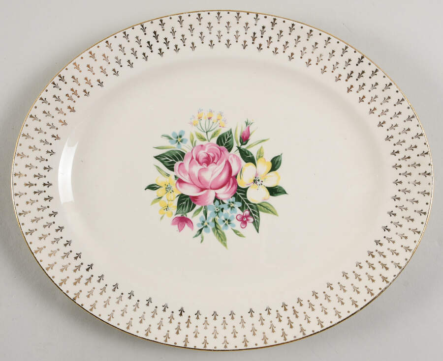 HLC3959 11" Oval Serving Platter by Homer Laughlin -1