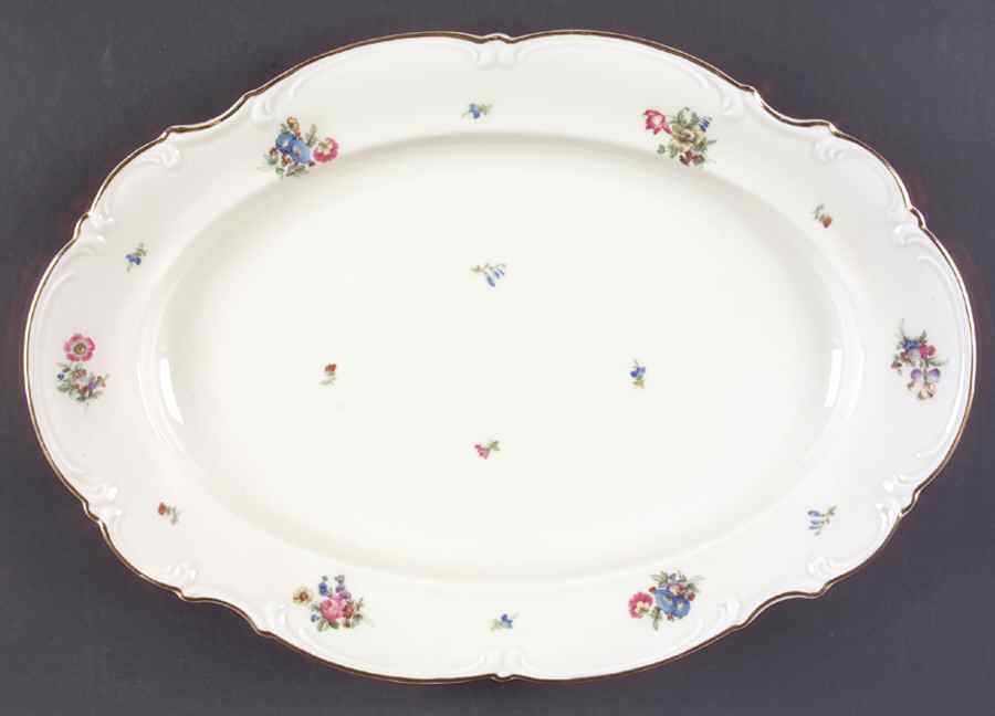 HUT2151 15" Oval Serving Platter by Hutschenreuther-1