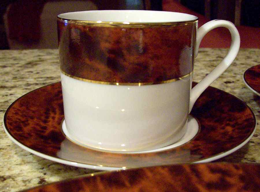 HCH30 Flat Cup & Saucer Set by Horchow-1
