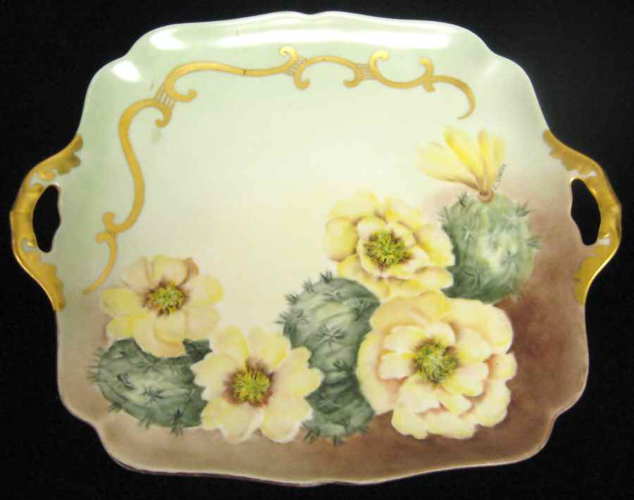 HUT2161 Square Handled Cake Plate by Hutschenreuther-1
