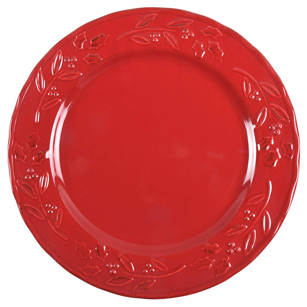 Hearthstone Red Dinner Plate by Home-1