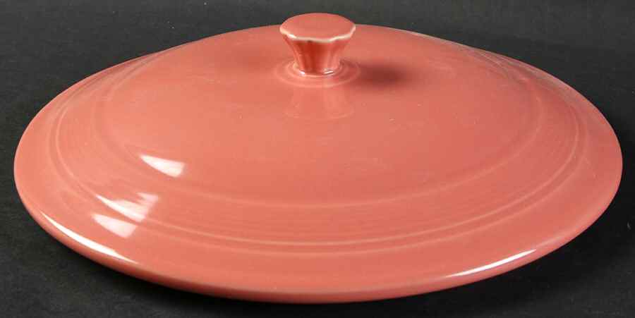 Fiesta Flamingo (Intro 2012) Lid for 2 Qt Round Covered Casserole by Homer Laughlin -1