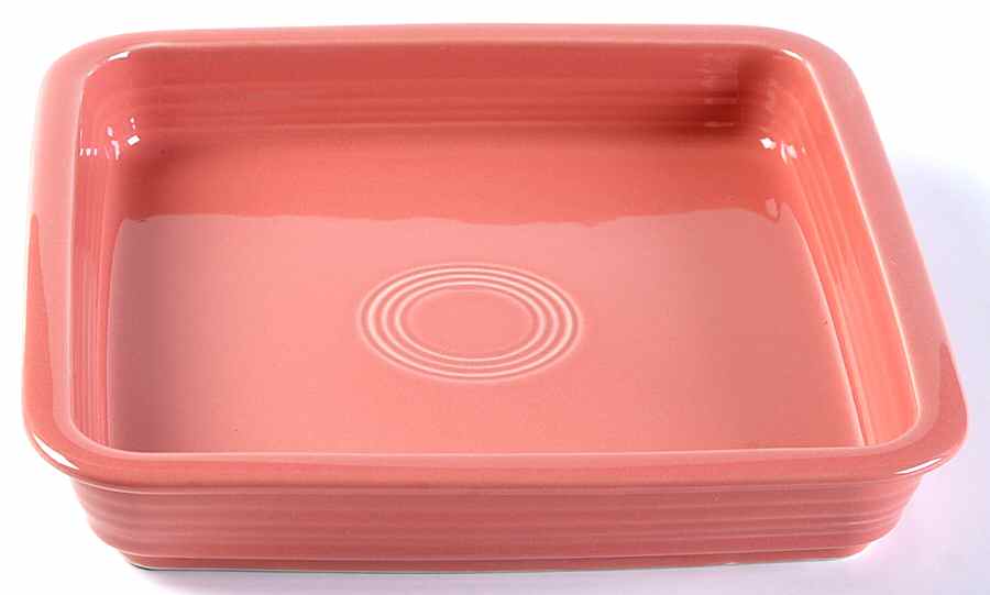 Fiesta Flamingo (Intro 2012) Square Utility Tray by Homer Laughlin -1
