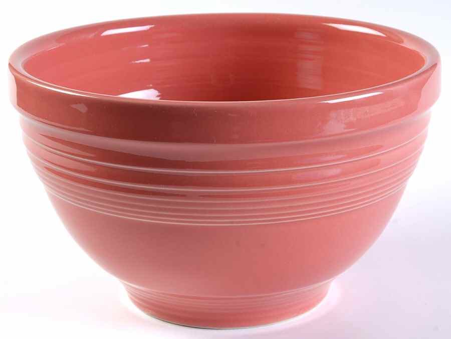 Fiesta Flamingo (Intro 2012) 8" Baking Bowl by Homer Laughlin -1