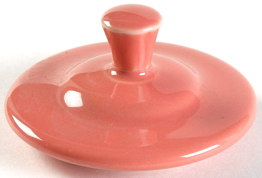 Fiesta Flamingo (Intro 2012) Lid for Sugar Bowl by Homer Laughlin -1