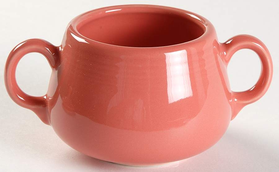 Fiesta Flamingo (Intro 2012) Sugar Bowl No Lid by Homer Laughlin -1