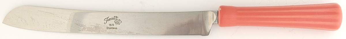 Fiesta Flamingo (Intro 2012) Cake Knife/Server with Stainless Blade by Homer Laughlin -1