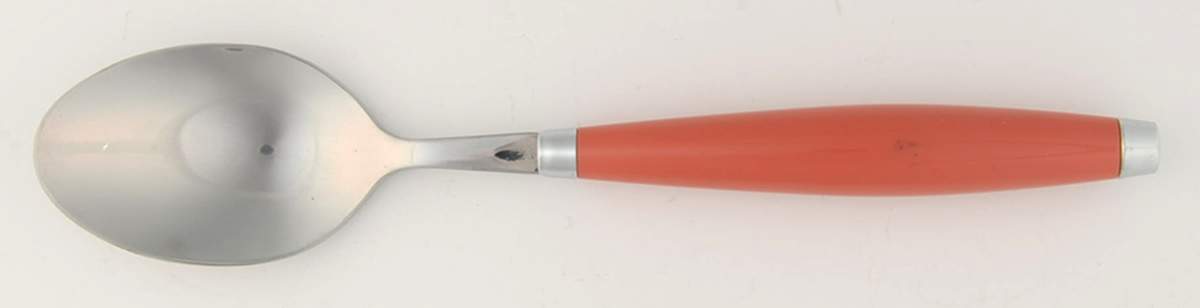 Fiesta Flamingo (Intro 2012) Place/Oval Soup Spoon by Homer Laughlin -1