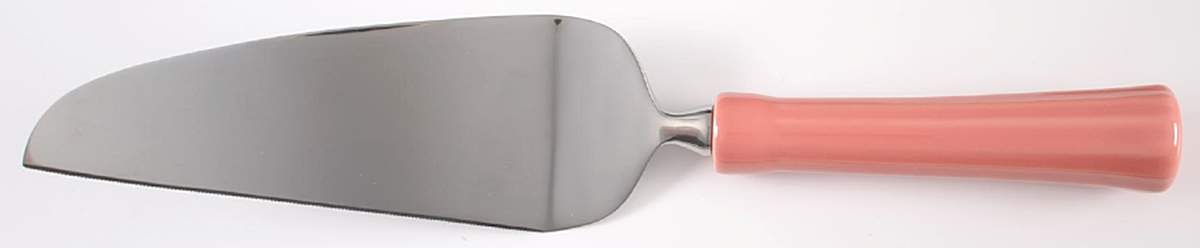 Fiesta Flamingo (Intro 2012) Pie & Cake Server with Stainless Blade by Homer Laughlin -1