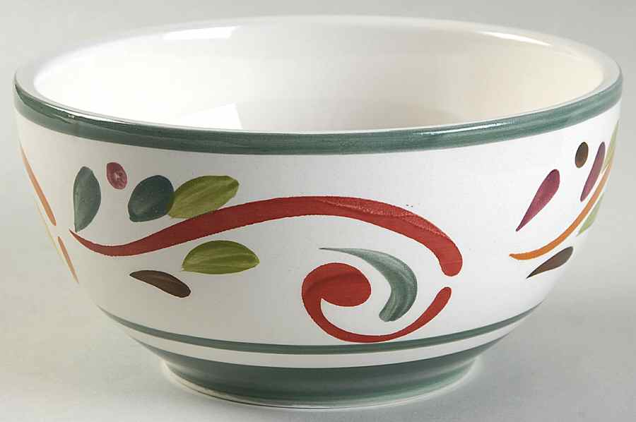 Villa Scroll Soup/Cereal Bowl by Home-1