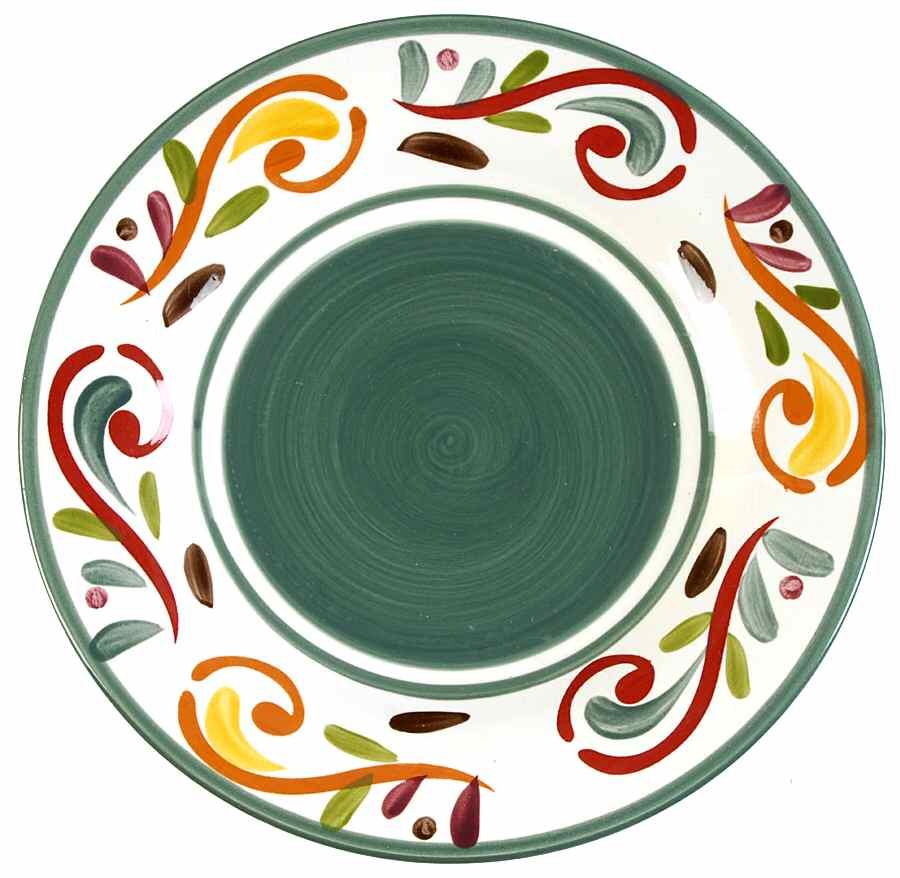 Villa Scroll Salad Plate by Home-1