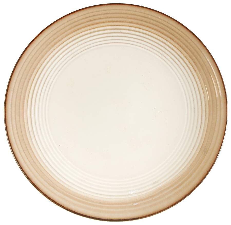 Mocha Halo Dinner Plate by Home-1