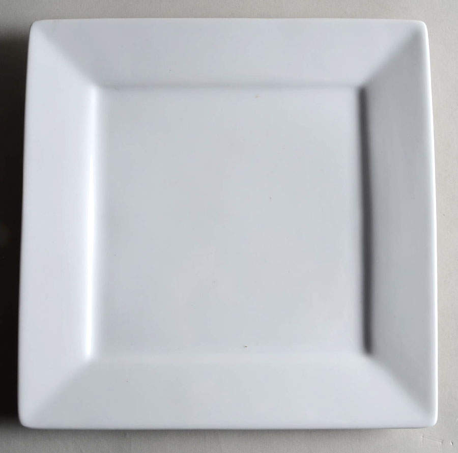 Basic White (Square) Square Salad Plate by Home-1