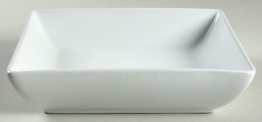 Basic White (Square) Individual Dinner Bowl by Home-1
