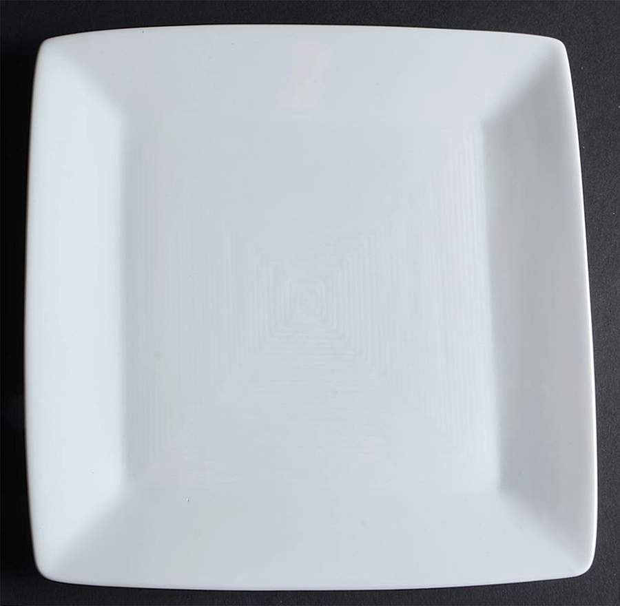 Basic White (Square) Square Salad Plate by Home-1