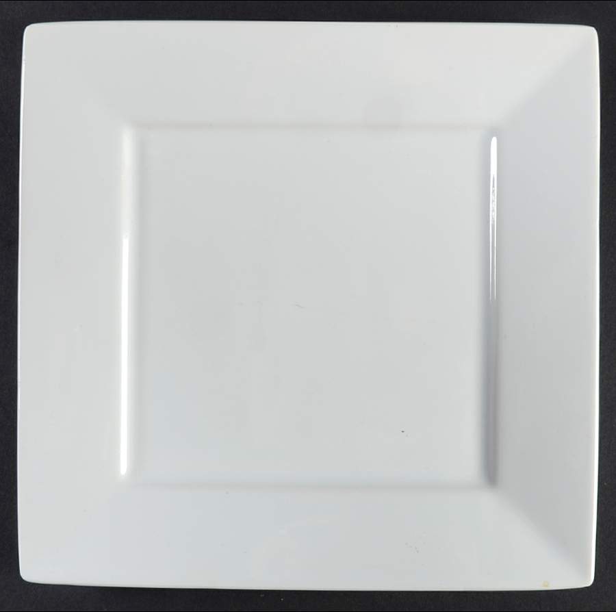 Basic White (Square) Square Salad Plate by Home-1