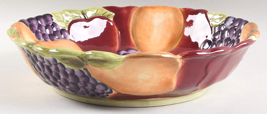 Sonoma Villa 12" Large Salad Serving Bowl by Home Interiors-1