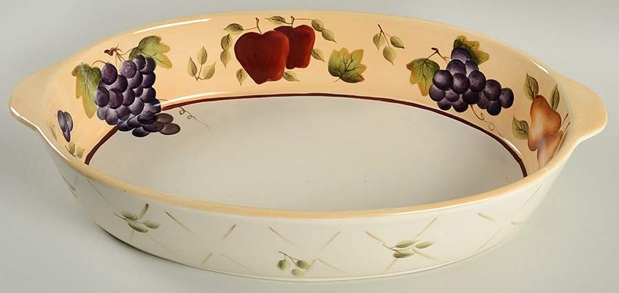 Sonoma Villa 16" Oval Baker by Home Interiors-1