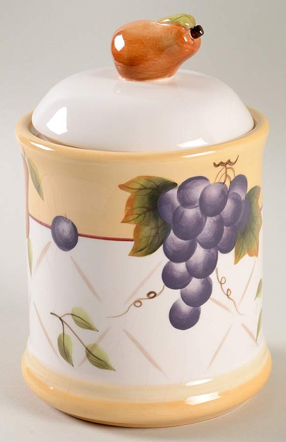 Sonoma Villa Small Canister & Lid by Home Interiors-1